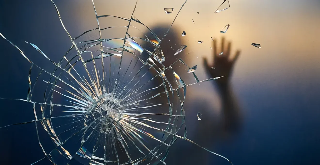 Métaphore visuelle du dépassement des limites auto-imposées et de la libération personnelle