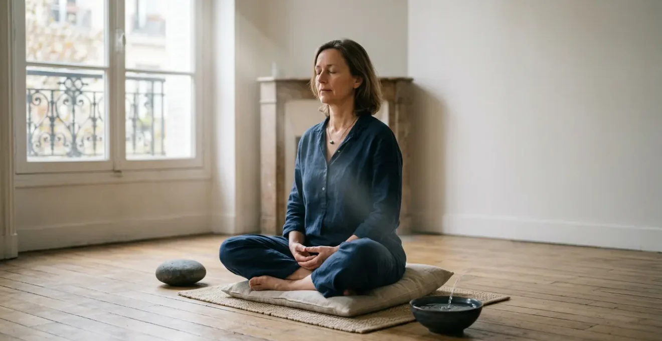 Personne en méditation dans un environnement paisible symbolisant la diversité des approches méditatives