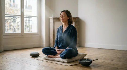 Personne en méditation dans un environnement paisible symbolisant la diversité des approches méditatives
